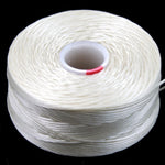 Dark Cream Superlon Nylon Size D Thread #LNB003-General Bead