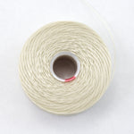 Dark Cream Superlon Nylon Size D Thread #LNB003-General Bead
