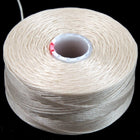 Beige Superlon Nylon Size D Thread #LNB004-General Bead
