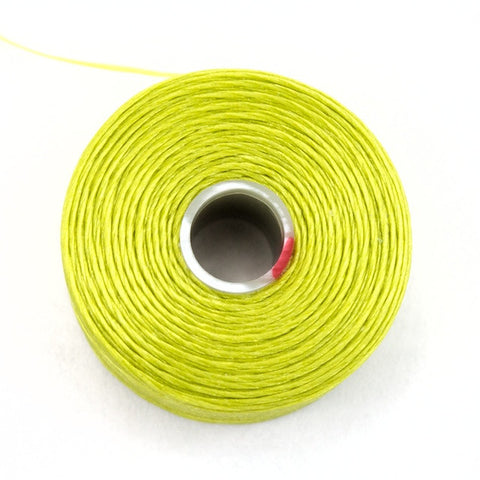 Chartreuse Superlon Nylon Size D Thread #LNB009-General Bead