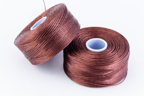 Mocha Superlon Nylon Size D Thread #LNB018-General Bead