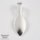 25mm Silver Tone Glue-On Bail-General Bead