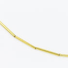 2mm x 20mm Gold Tone Tube Bead #MBA068-General Bead