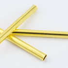 2mm x 20mm Gold Tone Tube Bead #MBA068-General Bead