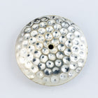 35mm Silver Dimpled Flat Saucer Bead #MBA412-General Bead