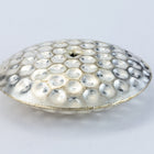 35mm Silver Dimpled Flat Saucer Bead #MBA412-General Bead