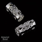 8mm Silver Filigree Tube Bead #MBB061-General Bead