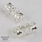 8mm Silver Filigree Tube Bead #MBB061-General Bead
