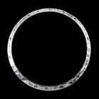 13mm Silver Hammered Round Link #MBB064-General Bead