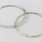 13mm Silver Hammered Round Link #MBB064-General Bead