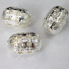 14mm Silver Filigree Oval Bead-General Bead