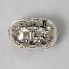 14mm Silver Filigree Oval Bead-General Bead