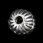 5mm Corrugated Antique Silver Bead-General Bead