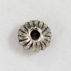 5mm Corrugated Antique Silver Bead-General Bead