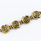 10mm Antique Brass Spiral Bead #MBB410-General Bead