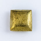 16mm Antique Brass Brushed Puff Square Bead #MBB411-General Bead