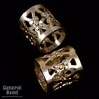 9mm Gold Filigree Tube Bead-General Bead