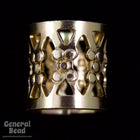 9mm Gold Filigree Tube Bead-General Bead