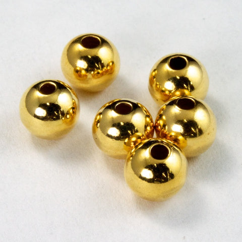 5mm Round Goldplate Bead-General Bead