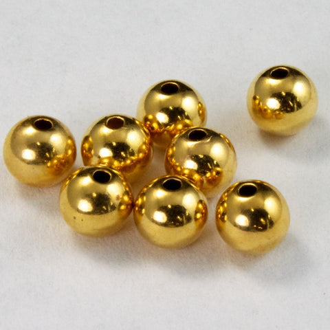 4mm Round Goldplate Bead-General Bead
