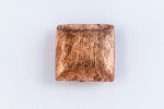 16mm Antique Copper Brushed Puff Square Bead #MBC411-General Bead