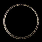 13mm Antique Brass Hammered Round Link #MBD064-General Bead