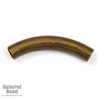 30mm Antique Brass Curved Tube Bead-General Bead