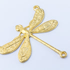 21mm x 25mm Gold Dragonfly Connector #NBF021-General Bead