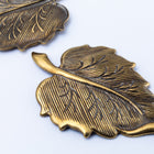 18mm x 27mm Antique Brass Leaf #NBF022-General Bead