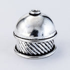 23mm Antique Silver Bead Cap #MCA068-General Bead