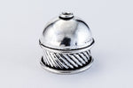 23mm Antique Silver Bead Cap #MCA068-General Bead