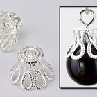 5mm Silver Filigree Bead Cap #MCB003-General Bead