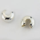 4mm Silver Crimp Cover #MFA035-General Bead