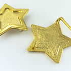2.75” Gold Star Belt Buckle #MFA076-General Bead