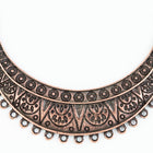 70mm Antique Copper Ornate Collar Pendant with 17 Loops #MFC153-General Bead