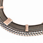 109mm Antique Copper Contemporary Collar Pendant with 43 Loops #MFC167-General Bead