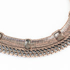 109mm Antique Copper Contemporary Collar Pendant with 43 Loops #MFC167-General Bead