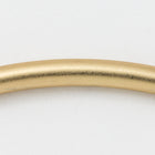 25mm Matte Gold Curved Tube Bead #MFA180-General Bead