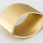 20mm Matte Gold Squished Tube Bead #MFA187-General Bead
