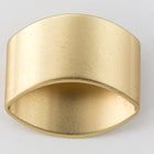 20mm Matte Gold Squished Tube Bead #MFA187-General Bead