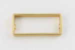 17mm x 8mm Matte Gold Rectangle Bead Frame #MFA205-General Bead
