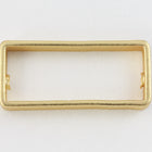26mm x 8mm Matte Gold Rectangle Bead Frame (72 Pcs) #MFA296