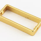 26mm x 8mm Matte Gold Rectangle Bead Frame (72 Pcs) #MFA296