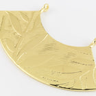 44mm Gold Curved Floral Pendant #MFA209-General Bead