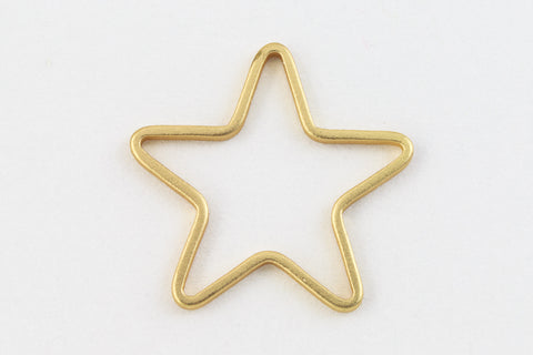 14mm Matte Gold Star Connector #MFA212-General Bead