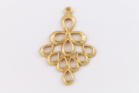 27mm Matte Gold Chandelier #MFA214-General Bead