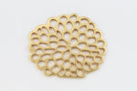 32mm Matte Gold Coral Connector #MFA215-General Bead