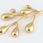 46mm Matte Gold Sprig Pendant #MFA216-General Bead