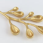 46mm Matte Gold Sprig Pendant #MFA216-General Bead