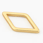 13mm Matte Gold Open Diamond Connector #MFA218-General Bead